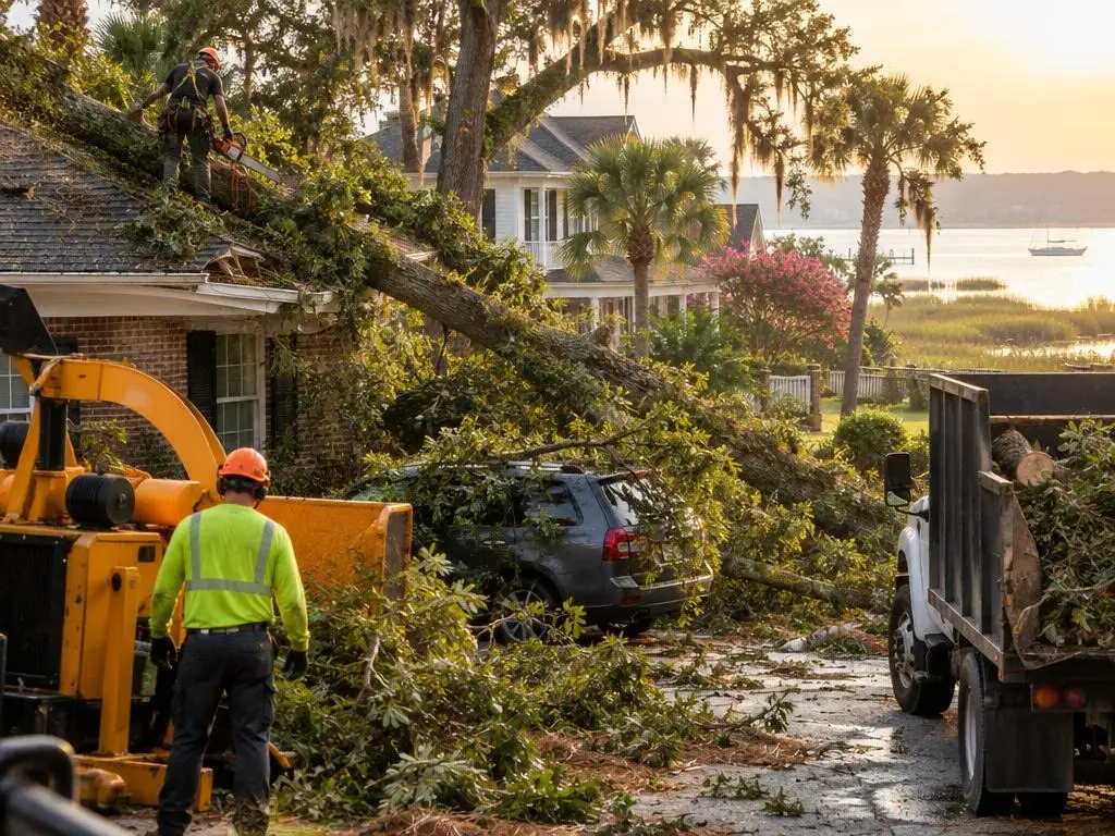 Emergency Storm Tree Removal in Wilmington, NC